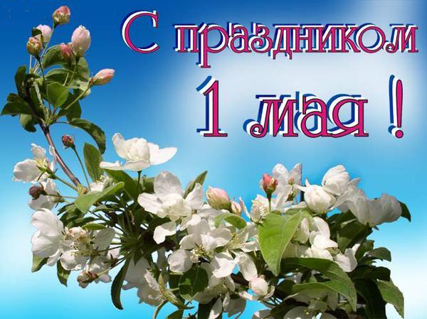 Поздравления с Праздником весны и труда Димитриева В.П.